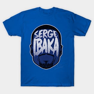 serge ibaka player silhouette T-Shirt